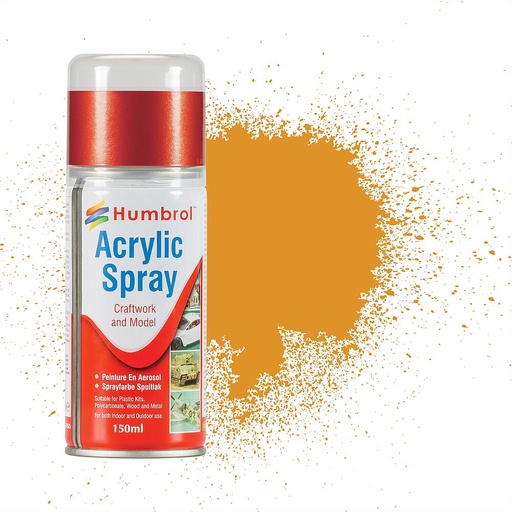 [HUMBROL AD6054  ] HUMBROL AD6054  No 54 laiton, aérosol, 150 ml 