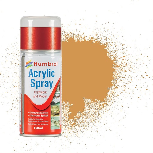 [HUMBROL AD6063  ] HUMBROL AD6063  N° 63 Sable, bombe aérosol, 150 ml 