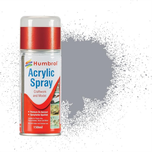 [HUMBROL AD6064  ] HUMBROL AD6064  No 64 Gris, bombe aérosol, 150 ml 
