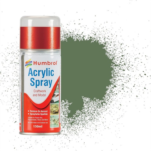 [HUMBROL AD6080  ] HUMBROL AD6080  No 80 Vert herbe, bombe aérosol, 150 ml 