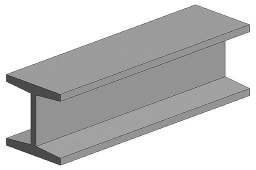 [EVERGREEN 281  ] EVERGREEN 281  Profilé H en polystyrène blanc 350 x 1,5 x 1,5 mm