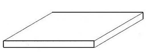 [EVERGREEN 19080  ] EVERGREEN 19080  Plaque de polystyrène blanc 300 x 600 x 2,00 mm