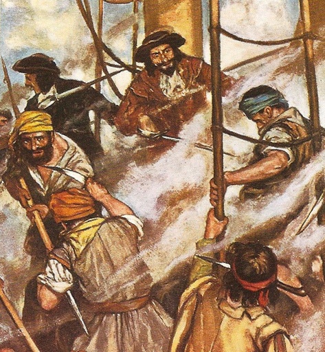 [GLENCOE 2204  ] GLENCOE 2204  1/32 Pirates, 16 figurines 