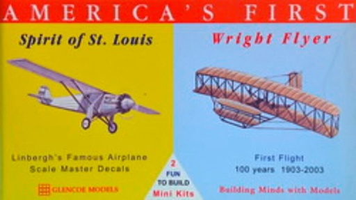 [GLENCOE 3102  ] GLENCOE 3102  1/110/100 Spirit of St. Louis, Wright Flyer 