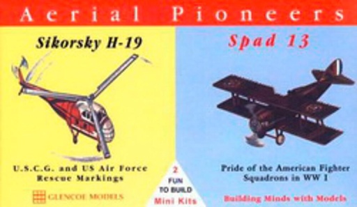 [GLENCOE 3103  ] GLENCOE 3103  1/100/120 Sikorsky H-19, Spad 13 