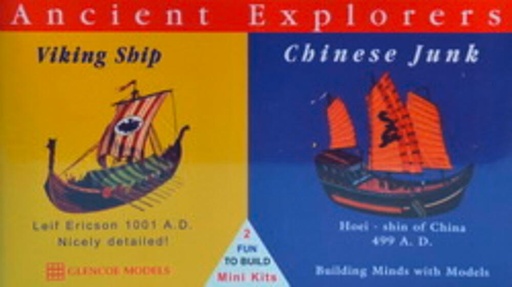 [GLENCOE 3301  ] GLENCOE 3301  1/240/72 Bateau viking, jonque chinoise 