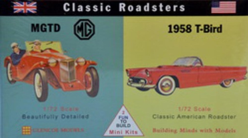 [GLENCOE 3606  ] GLENCOE 3606  1/72 MGTD, T-Bird de 1958 