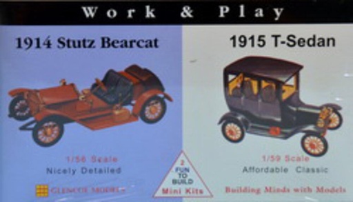 [GLENCOE 3607  ] GLENCOE 3607  1/56/59 Stutz Bearcat, T-Sedan 