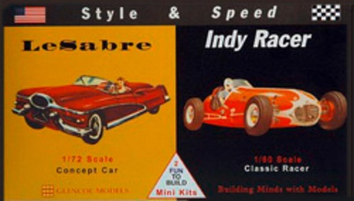 [GLENCOE 3608  ] GLENCOE 3608  1/72/50 Le Sabre / Indy Racer 