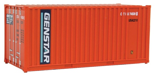 [WALTHERS 949-8003  ] WALTHERS 949-8003   HO20' Conteneur GENSTAR 