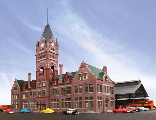 [WALTHERS 933-2946  ] WALTHERS 933-2946  H0    Fiche de la gare et du train de Milwaukee Everett Street 