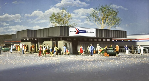 [WALTHERS 933-3038  ] WALTHERS 933-3038   HOGare d'Amtrak 21,5 x 30 cm