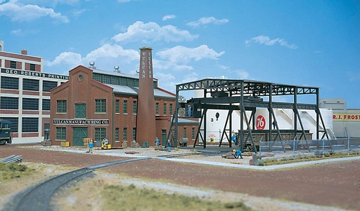 [WALTHERS 933-3045  ] WALTHERS 933-3045   HOBâtiment d'usine Vulcan &amp; Co 22,9 x 23,8 x 20,3 cm