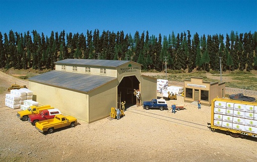 [WALTHERS 933-3057  ] WALTHERS 933-3057   HOBâtiment de stockage de bois Walter &amp; Sons 