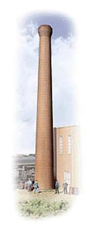 [WALTHERS 933-3289  ] WALTHERS 933-3289  N  Cheminée industrielle, 2 pièces 