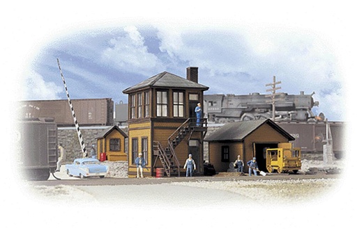 [WALTHERS 933-3530  ] WALTHERS 933-3530   H0  Bâtiment ferroviaire, 3 parties 