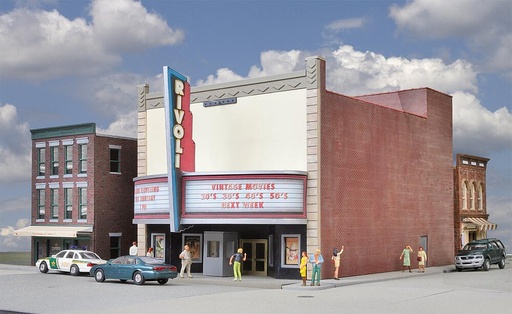 [WALTHERS 933-3771  ] WALTHERS 933-3771   H0  Cinéma Rivoli 15,3 x 24,3 x 18,7 cm