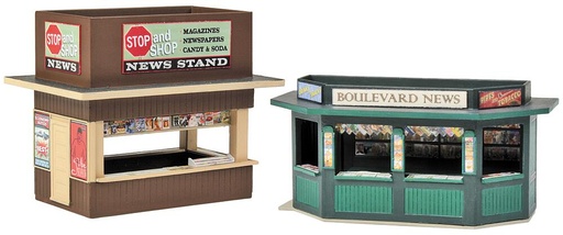 [WALTHERS 933-3773  ] WALTHERS 933-3773   H0  2 stands de revues 