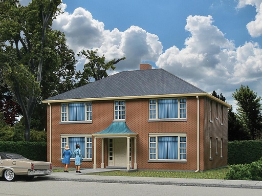 [WALTHERS 933-3781  ] WALTHERS 933-3781   HOMaison 14,6 x 14,7 x 9,2 cm