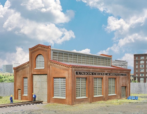 [WALTHERS 933-3826  ] WALTHERS 933-3826  N  Bâtiment d'usine Union Crane and Shovel 14 x 10,6 x 7,5 cm