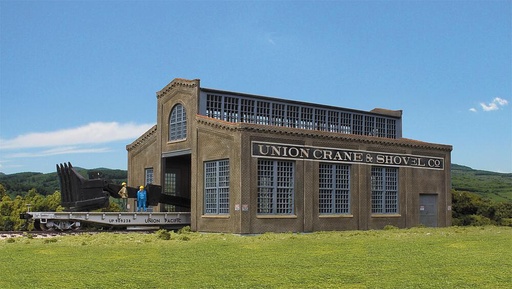 [WALTHERS 933-4021  ] WALTHERS 933-4021   H0  Bâtiment d'usine Union Crane and Shovel 23,7 x 17,8 x 12,3 cm