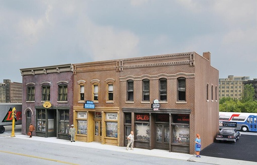 [WALTHERS 933-4040  ] WALTHERS 933-4040   H0  Ligne de maisons IV 27 x 12,7 x 10,2 cm