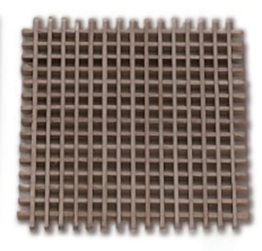 [MODEL EXPO MS0337  ] MODEL EXPO MS0337     Grille, noyer, 2 1/4x2 1/4 x1/16, découpe laser, 8 pièces 