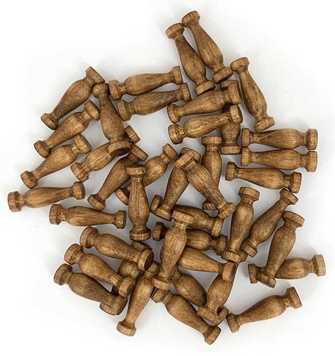 [MODEL EXPO MS0352  ] MODEL EXPO MS0352     Support, noyer, 10 mm, 40 pièces 