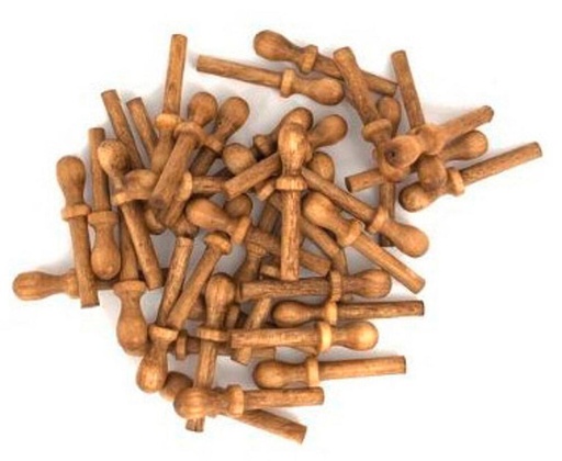 [MODEL EXPO MS0382  ] MODEL EXPO MS0382     Clou de fixation, noyer, 6 mm, 40 pièces 