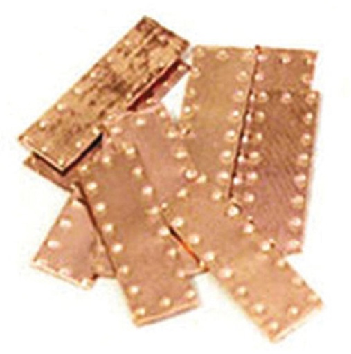 [MODEL EXPO MS0979  ] MODEL EXPO MS0979     Plaques de cuivre, 7 x 8 mm, 50 pièces 