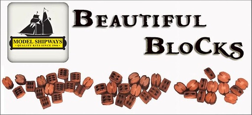 [MODEL EXPO MSBB1000  ] MODEL EXPO MSBB1000  Assortiment de blocs Shipways, 9 tailles, 20 pièces de chaque 