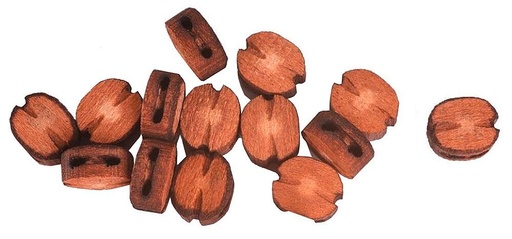 [MODEL EXPO MSBB1020  ] MODEL EXPO MSBB1020     Blocs, simples, 2,0 mm, bois, 20 pièces 