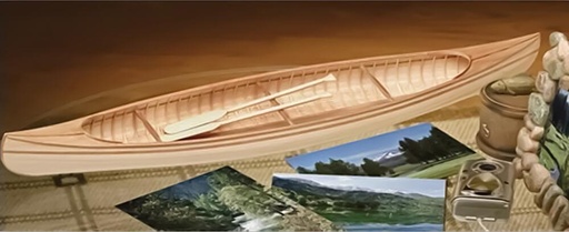 [MODEL EXPO MID949  ] MODEL EXPO MID949  1/8 canoë canadien 