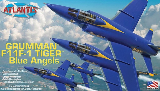 [ATLANTIS AMCH169  ] ATLANTIS AMCH169  1/54 US NAVY Blue Angels F11F-1 Grumman Tiger 
