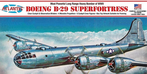 [ATLANTIS AMCH208  ] ATLANTIS AMCH208  1/120 Boeing B-29 Superfortress avec support 