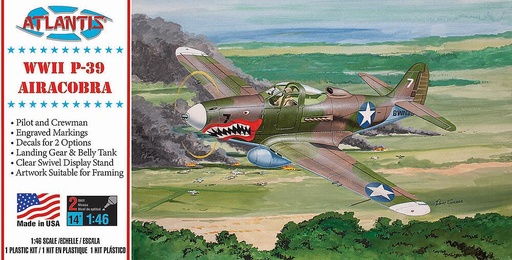 [ATLANTIS AMCH222  ] ATLANTIS AMCH222  1/46 P-39 Aircobra 