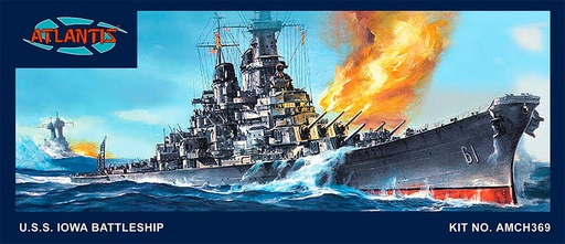 [ATLANTIS AMCH369  ] ATLANTIS AMCH369  1/535 USS Iowa, BB-61 