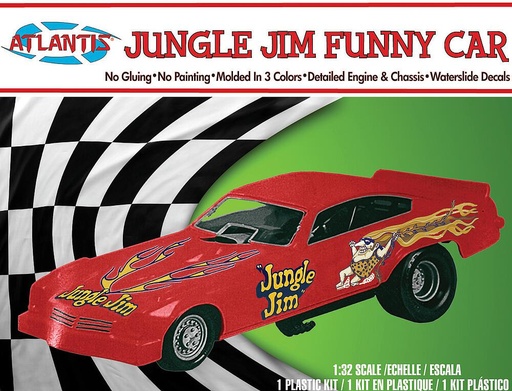 [ATLANTIS AMCH1119  ] ATLANTIS AMCH1119  1/32 Snap Kit, Jim Vega Funny Car 