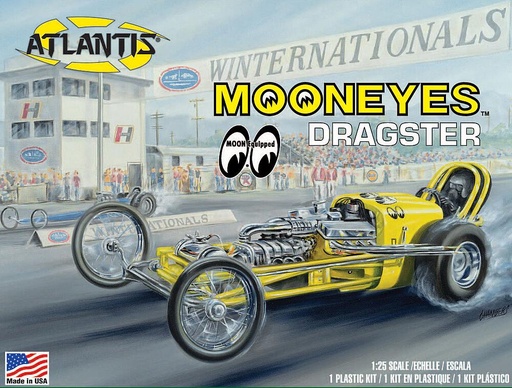 [ATLANTIS AMCH1223  ] ATLANTIS AMCH1223  1/25 Mooneyes Dragster 