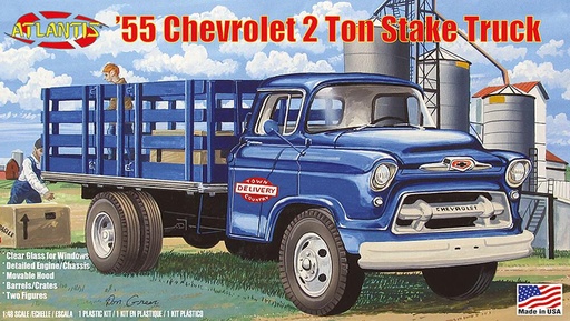 [ATLANTIS AMCH1401  ] ATLANTIS AMCH1401  1/48 Chevy Stake Truck 