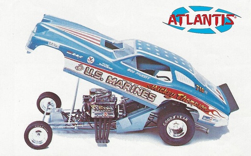 [ATLANTIS AMCH1499  ] ATLANTIS AMCH1499  1/16 Mickey Thompson Marines Funny Car 