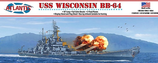 [ATLANTIS AMCM3006  ] ATLANTIS AMCM3006  1/600 BB-64 USS Wisconsin 