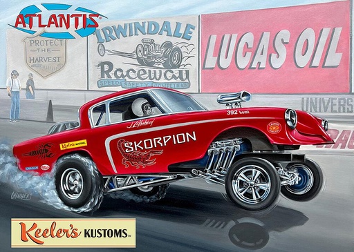 [ATLANTIS AMC13102  ] ATLANTIS AMC13102  1/25 Keelers Kustoms Studebaker Funny Car 