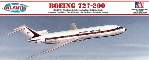 [ATLANTIS AMCA6005  ] ATLANTIS AMCA6005  1/96 Boeing 727-200 Boeing Prototype Markings 