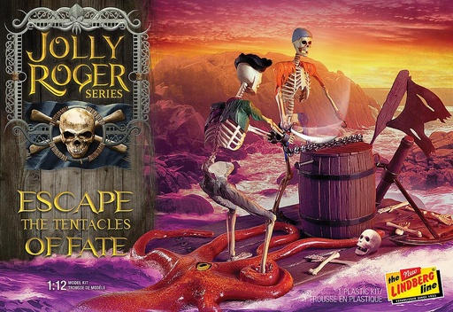 [LINDBERG HL615/12  ] LINDBERG HL615/12  1/12 Jolly Roger, Escape the tentacules of Fate 