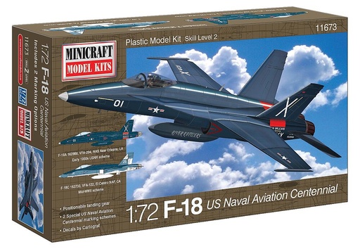 [MINICRAFT 11673  ] MINICRAFT 11673  1/72 F18 USN Centennial 