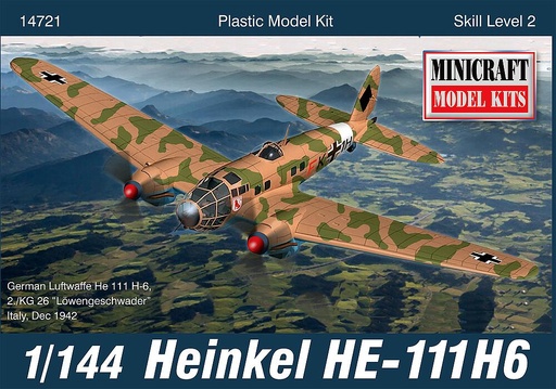 [MINICRAFT 14721  ] MINICRAFT 14721  1/144 HE-111 