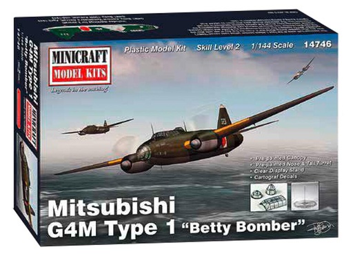 [MINICRAFT 14746  ] MINICRAFT 14746  1/144 Mitsubishi G4M, Type 1 