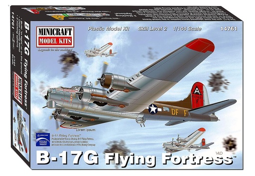 [MINICRAFT 14761  ] MINICRAFT 14761  1/144 B-17G Forteresse volante 