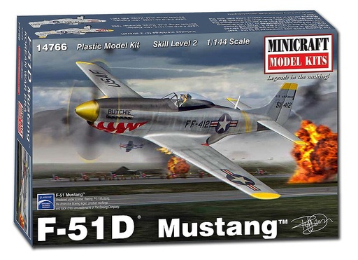 [MINICRAFT 14766  ] MINICRAFT 14766  1/144 F-51D Mustang TM Corée 